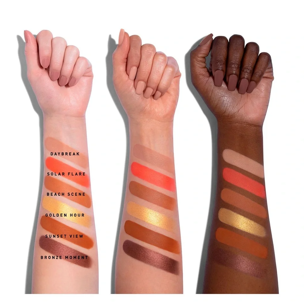 Morphe Sunset Beats Vibrant Eyeshadow Palette with Mirror